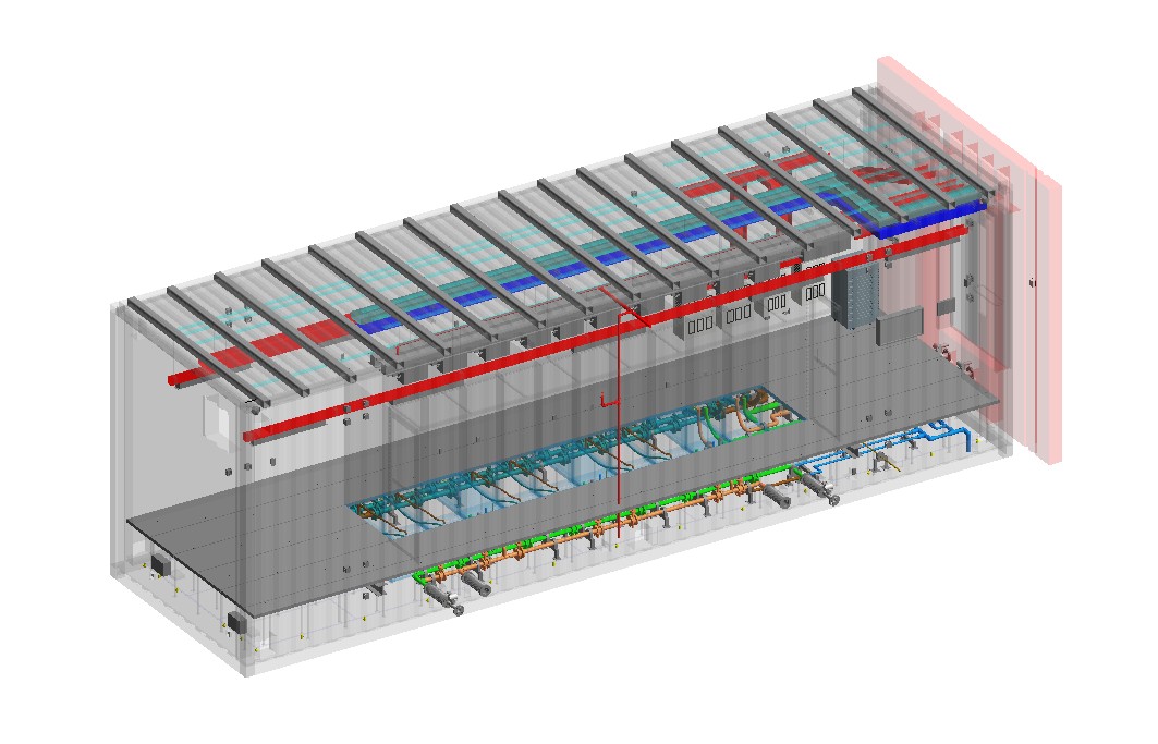 Smart Computing Center — Liquid Cooling Server Room Project